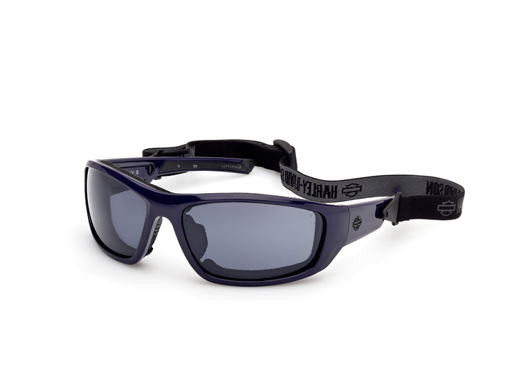 90A - Shiny Blue / smoke