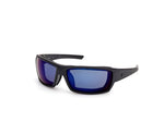 02C - Matte Black / smoke mirror