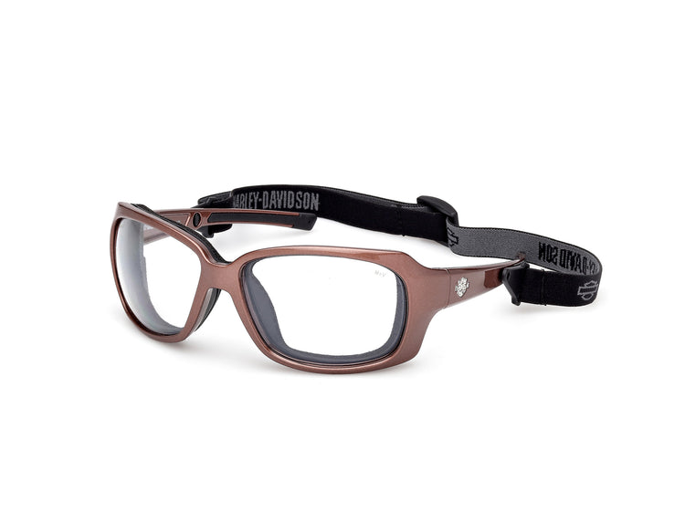 50X - Shiny Dark Brown / blue mirror