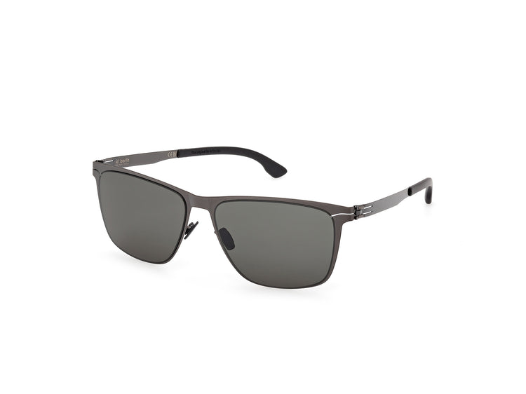08N - Shiny Gunmetal / green
