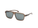 46R - Matte Light Brown / Matte Black / green polarized