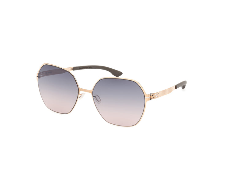28W - Shiny Rose Gold / gradient blue