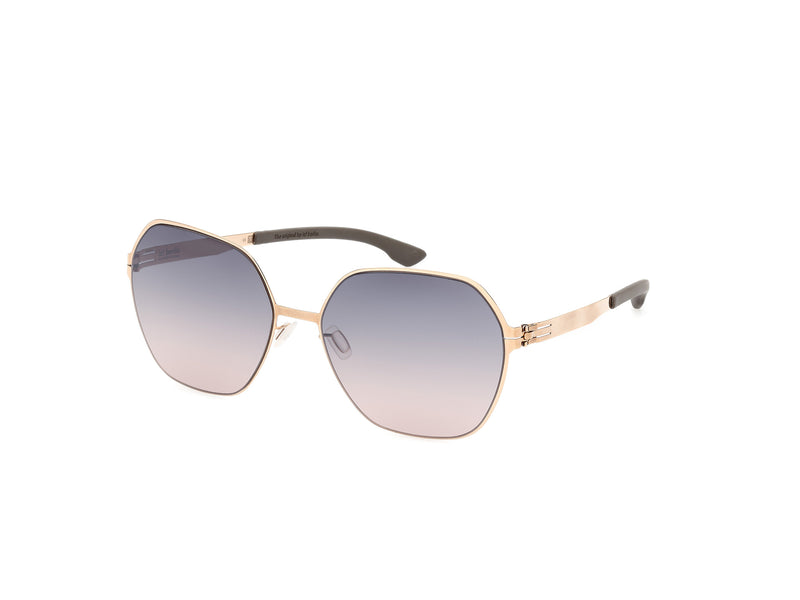 28W - Shiny Rose Gold / gradient blue