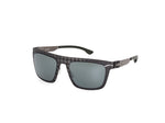 02R - Matte Black / Matte Black / green polarized