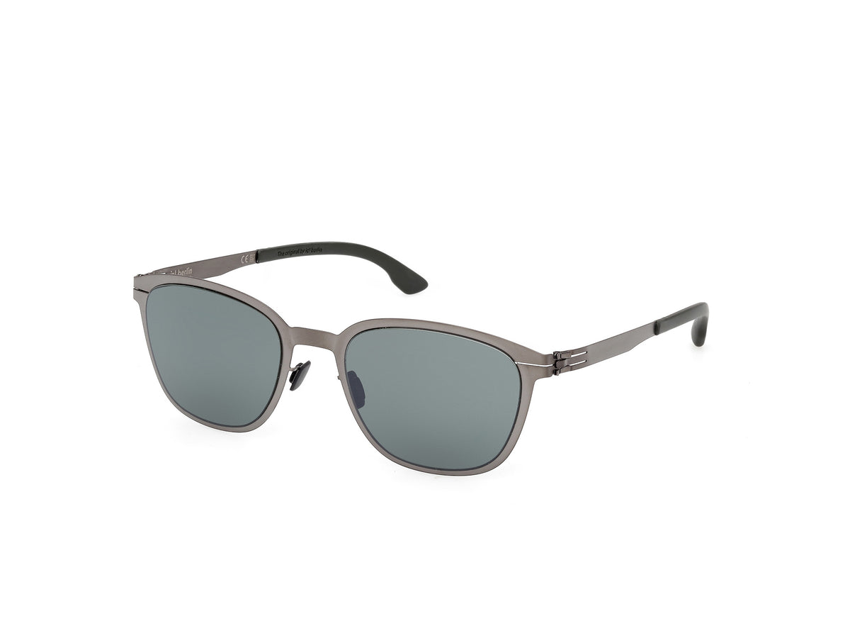 02R - Matte Black / green polarized