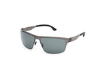 02R - Matte Black / green polarized