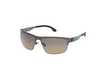 08R - Shiny Gunmetal / green polarized