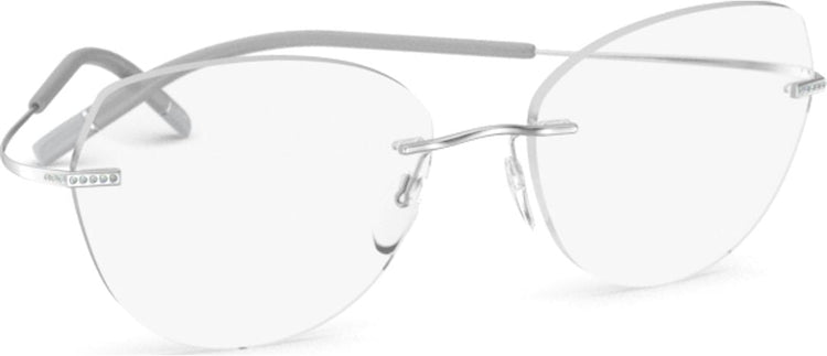 7000 - Rhodium / Black Diamond