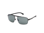 02R - Matte Black / green polarized