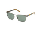 09R - Matte Dark Ruthenium / green polarized