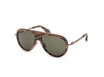 62N - Brown Horn / green