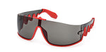 02A - Matte Dark Red / smoke
