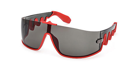 02A - Matte Dark Red / smoke