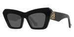 01A - Acetate Shiny Black / Smoke