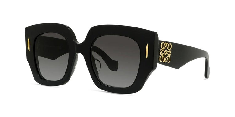 01B - Acetate Shiny Black with Grey Gradient lenses