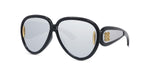 01C - Injected Shiny Black with Silver Mirror lenses / 