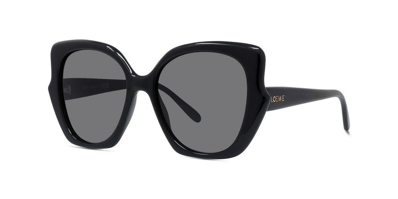 01A - Acetate Shiny Black with Grey Normal lenses