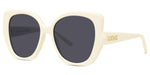 25A - Acetate Shiny White with Grey Normal lenses / 
