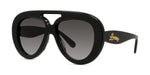 01B - Acetate Shiny Black with Grey Gradient lenses / 