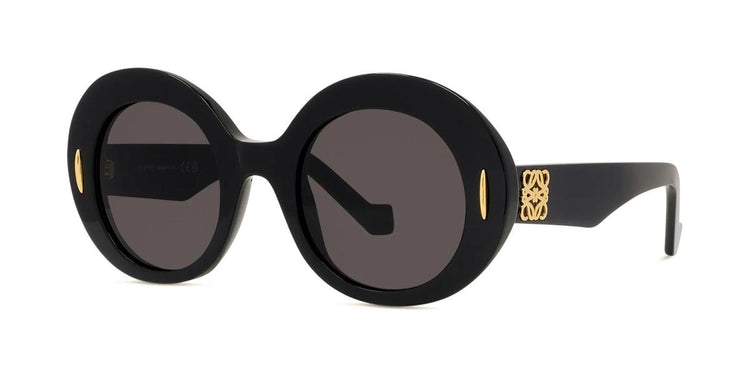 01A - Acetate Shiny Black with Grey Normal lenses