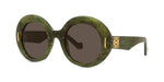 96E - Acetate Shiny Green with Brown Normal lenses / 