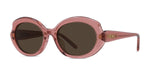73J - Acetate Shiny Rose with Brown Normal lenses / 