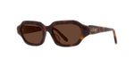 52G - Acetate Shiny Havana with Brown Mirror lenses / 