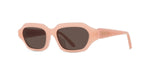 72E - Acetate Shiny Rose with Brown Normal lenses / 