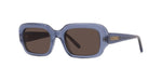 84E - Acetate Shiny Blue with Brown Normal lenses / 