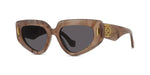 64A - Acetate Shiny Rose with Grey Normal lenses / 
