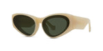 25N - Injected Shiny White with Green Normal lenses / 