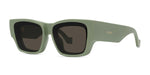 96N - Injected Shiny Green with Brown Normal lenses / 