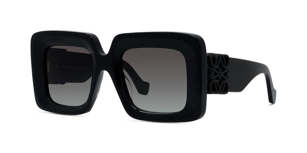 01B - Acetate Shiny Black with Grey Gradient lenses