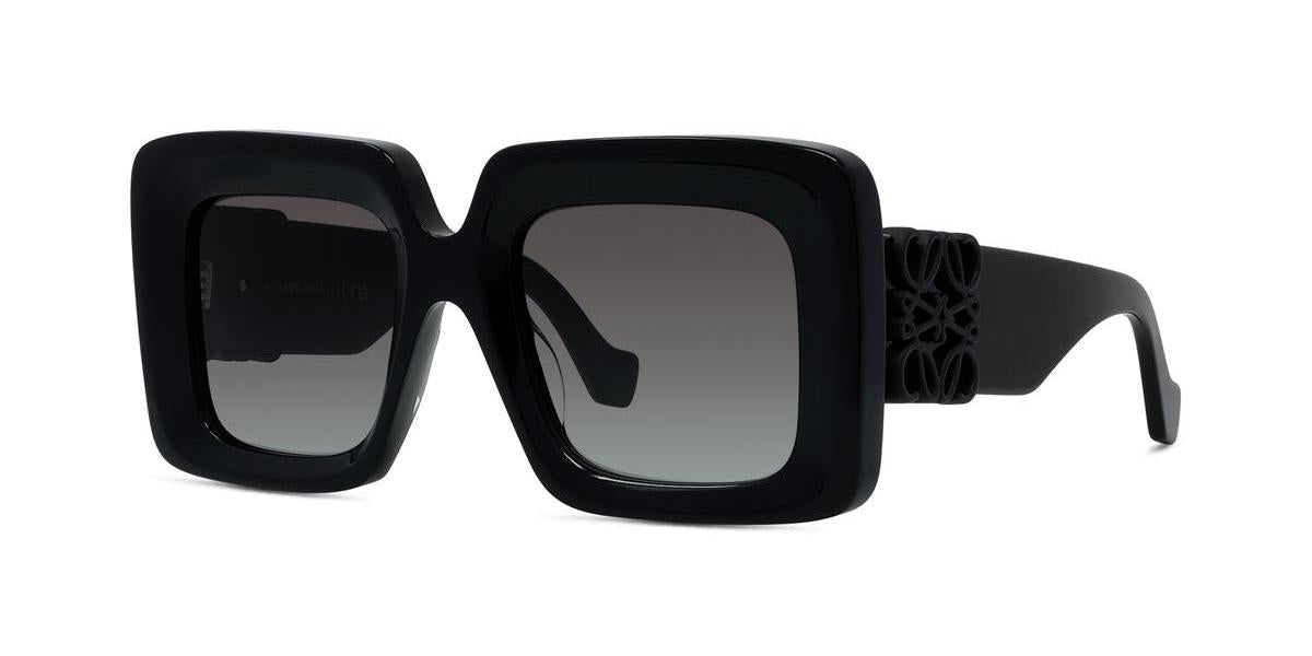 01B - Acetate Shiny Black with Grey Gradient lenses