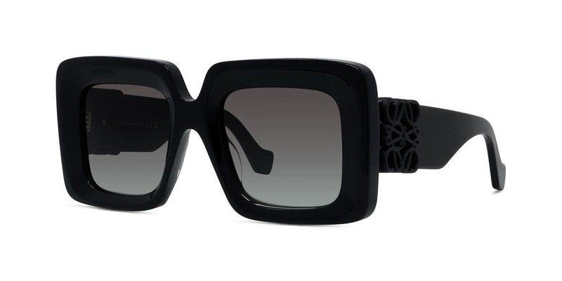 01B - Acetate Shiny Black with Grey Gradient lenses