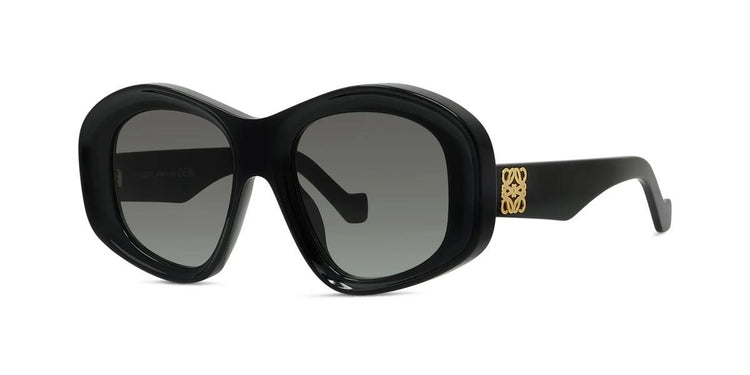 01B - Acetate Shiny Black with Grey Gradient lenses