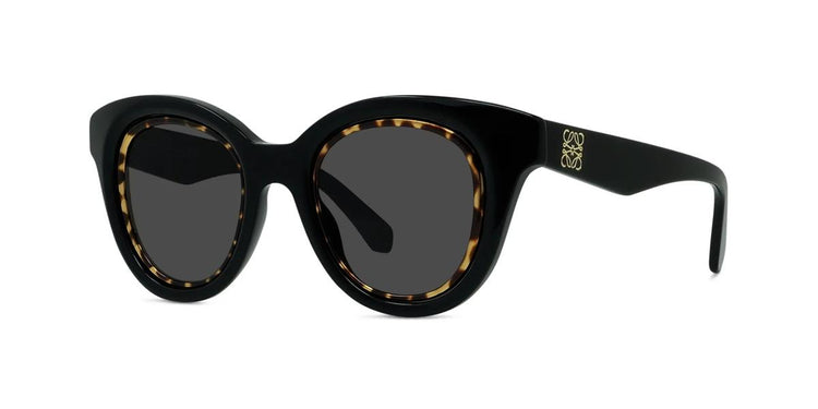 01A - Acetate Shiny Black with Grey Normal lenses