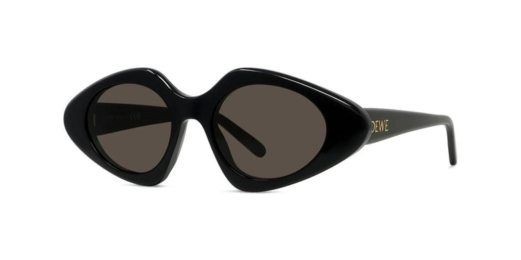01E - Acetate Shiny Black with Grey Normal lenses