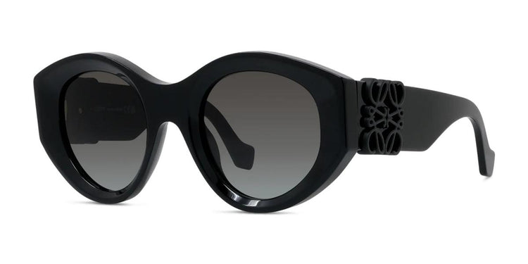 01B - Acetate Shiny Black with Grey Gradient lenses