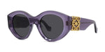 81A - Acetate Shiny Violet with Grey Normal lenses / 