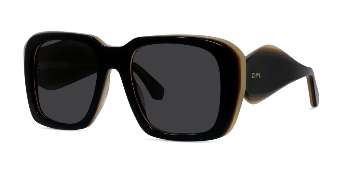 01A - Acetate Shiny Black / Smoke