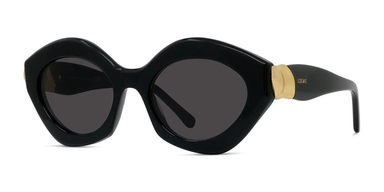 01A - Acetate Shiny Black with Grey Normal lenses