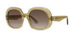 96F - Acetate Shiny Green with Brown Gradient lenses / 