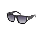 01B - Shiny Black / gradient smoke
