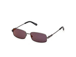 09U - Matte Gunmetal / bordeaux mirror