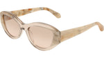 252 - TRANSPARENT BEIGE/MARBLE / 