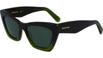 316 - TRANSPARENT DARK GREEN GRADIEN / 