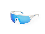 24X - Matte White / blue mirror