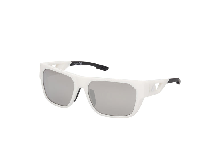 21C - Matte White / smoke mirror