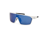 21X - Matte White / blue mirror